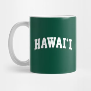 Hawai'i Classic White Athletic Arch Mug